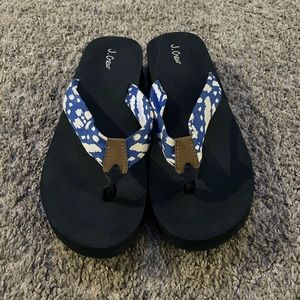 J. Crew platform sandals